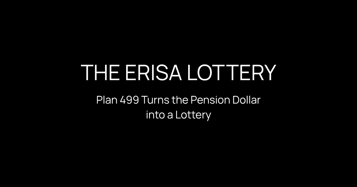 The ERISA Lottery