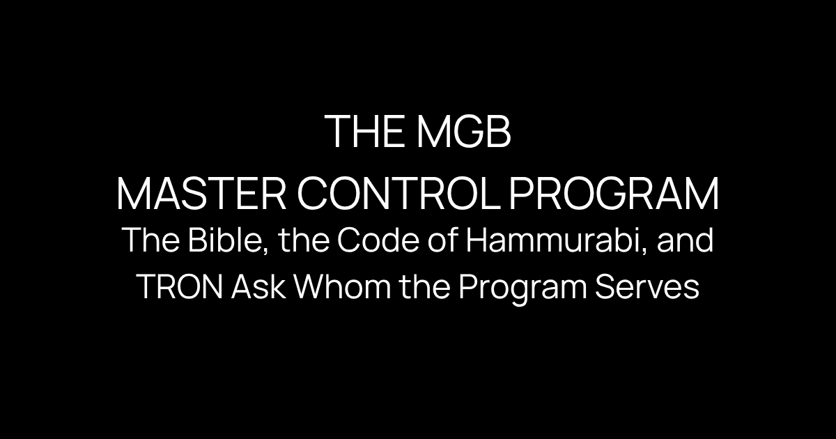 THE MGB Master Control Program