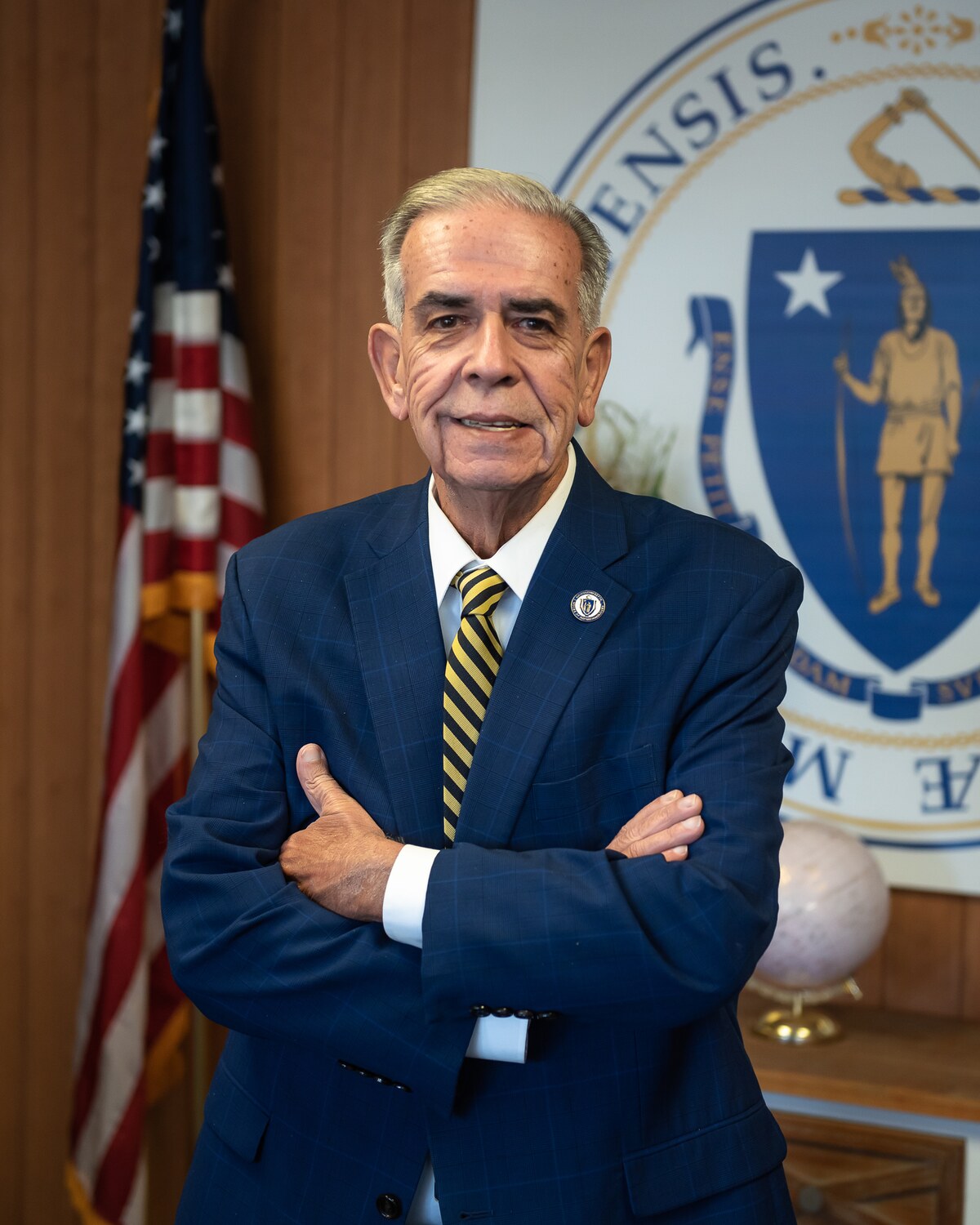 Official portrait of Alan Silvia, Massachusetts State Representative for the 7th Bristol District.