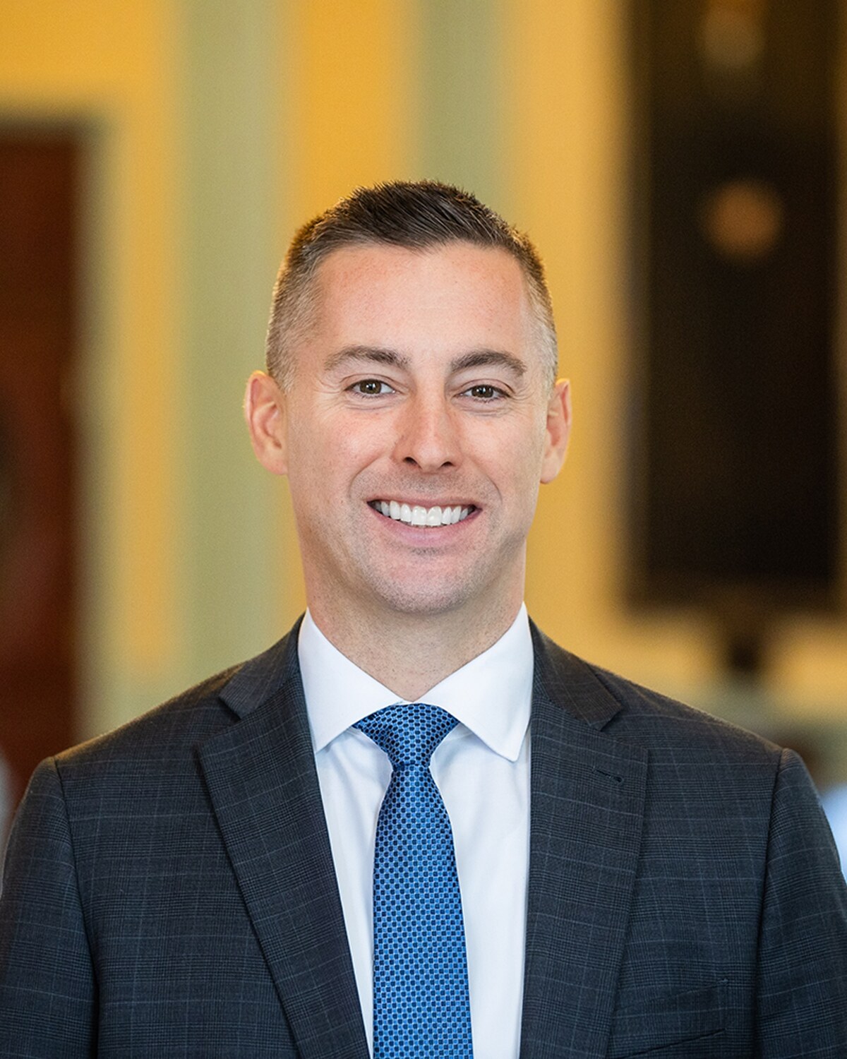 Official portrait of Brendan Peter Crighton, Massachusetts State Senator for the Third Essex District.