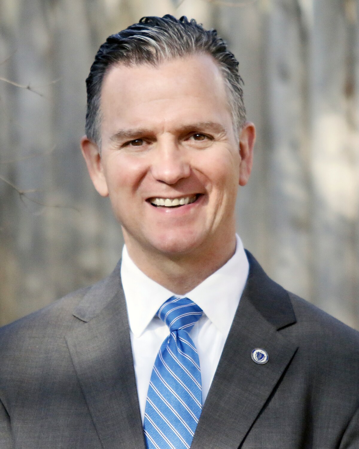 Official portrait of Brian M. Ashe, Massachusetts State Representative for the 2nd Hampden District.