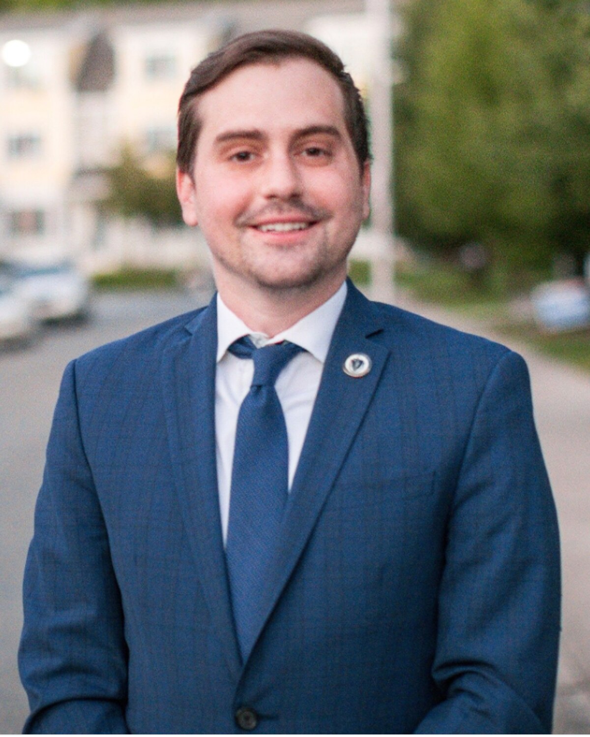 Official portrait of David Henry Argosky LeBoeuf, Massachusetts State Representative for the 17th Worcester District.