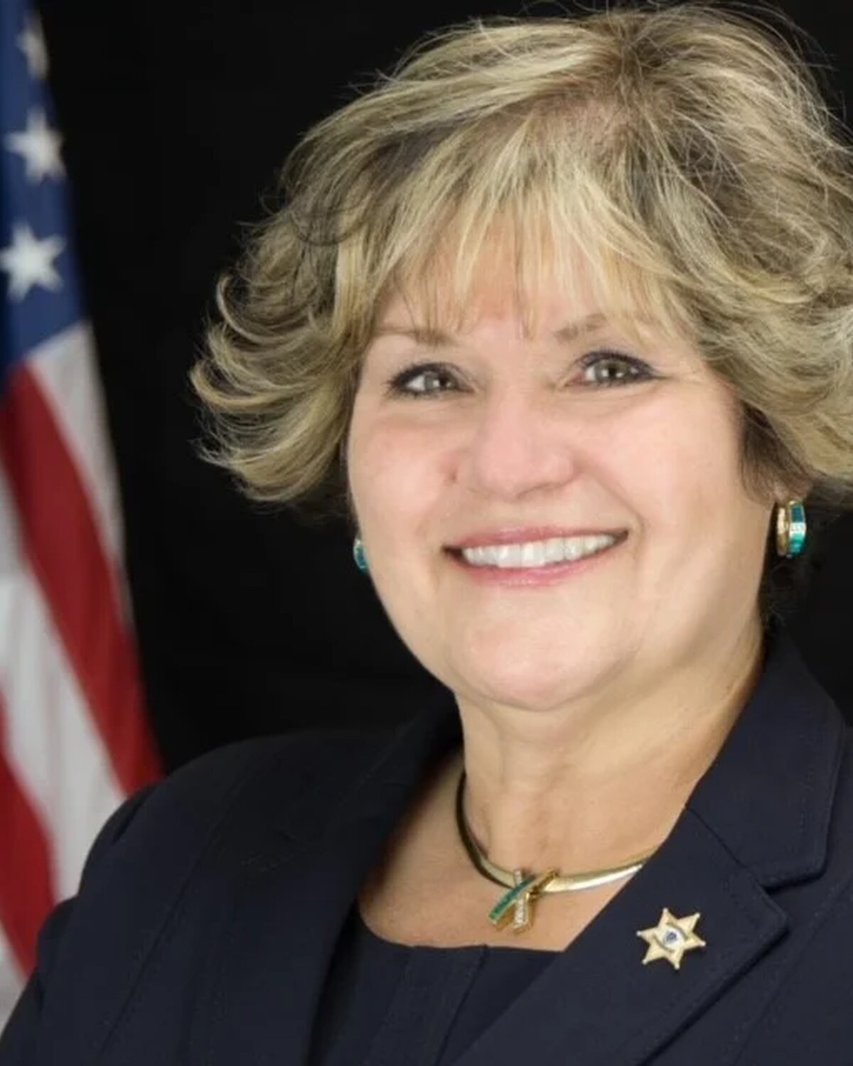 Official portrait of Donna D. Buckley, Barnstable County Sheriff.