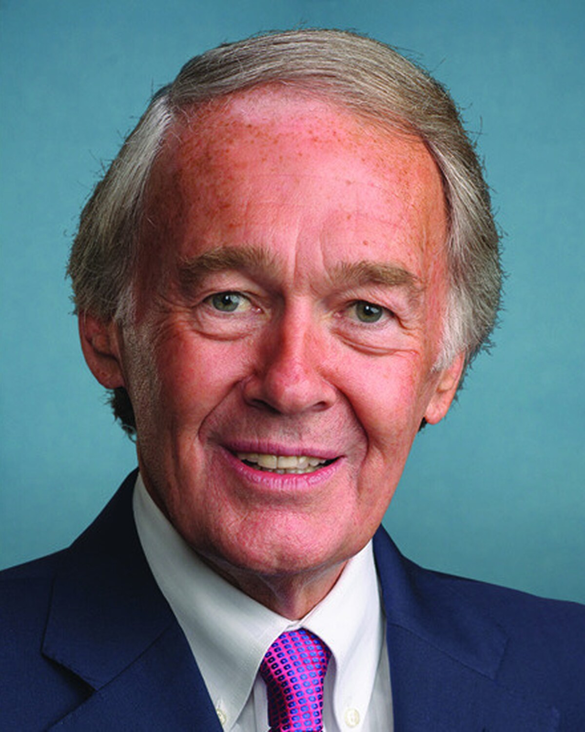 Official portrait of Edward John "Ed" Markey, United States Senator from Massachusetts.
