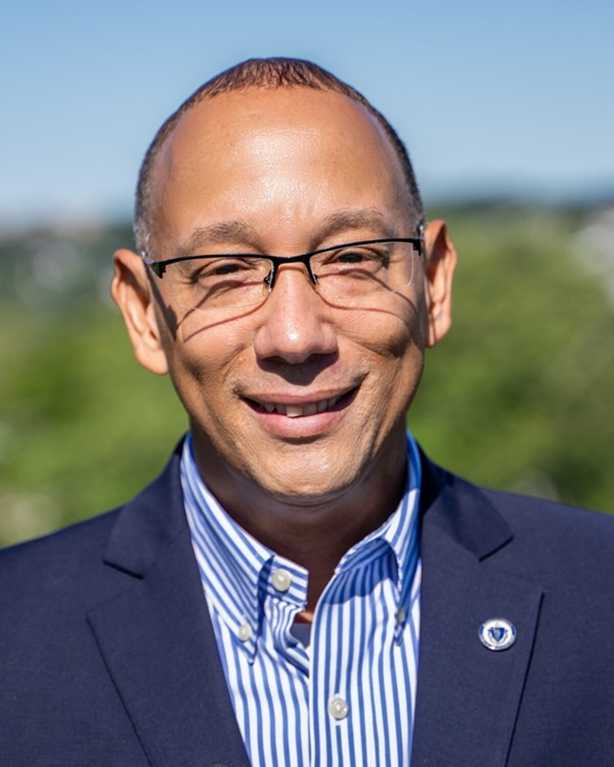 Official portrait of Frank A. Moran, Massachusetts State Representative for the 17th Essex District.