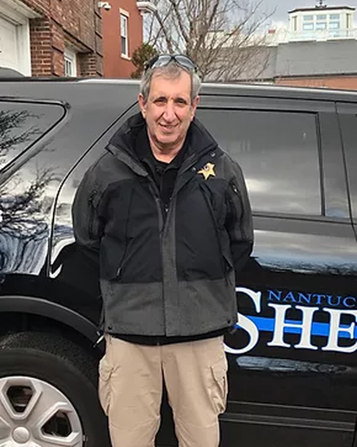 Official portrait of James A. "Jim" Perelman, Nantucket County Sheriff.