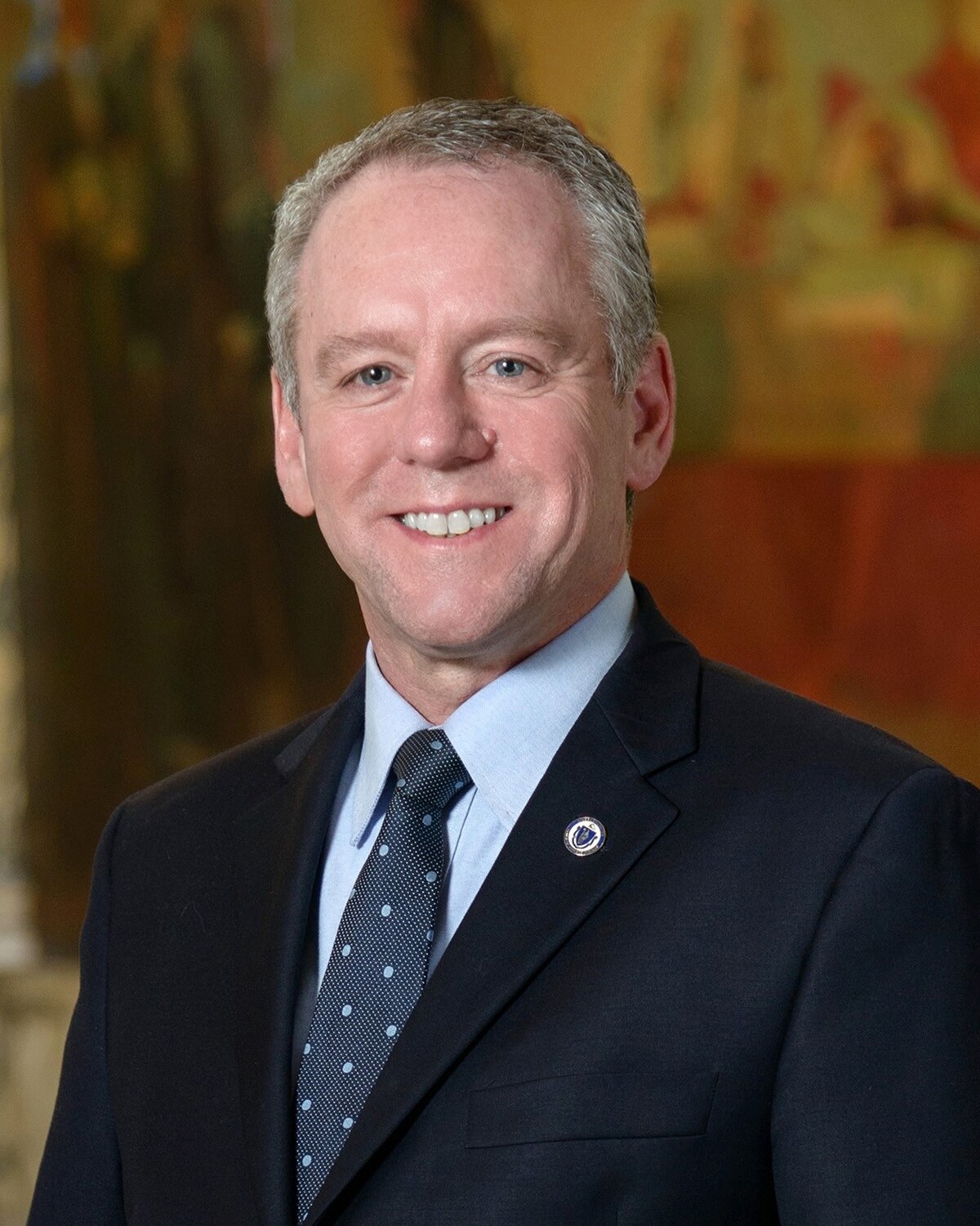 Official portrait of Jeffrey N. Roy, Massachusetts State Representative for the 10th Norfolk District.