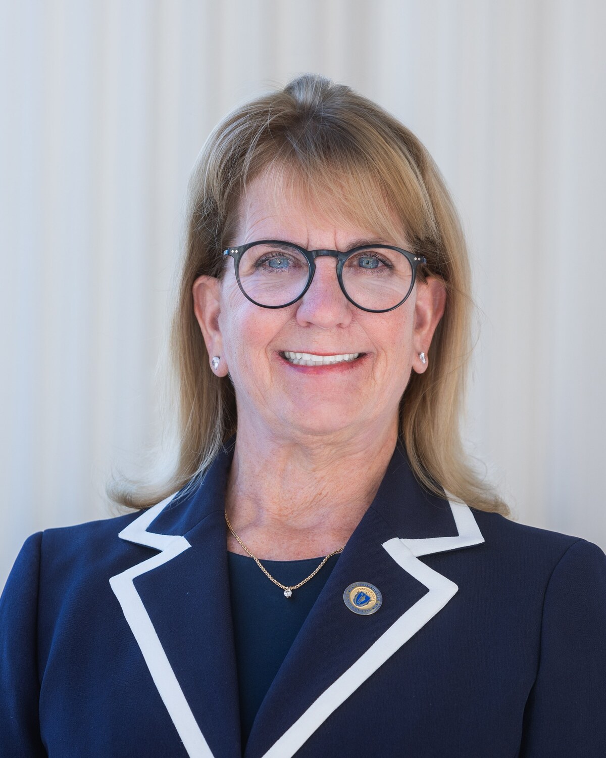 Official portrait of Joan B. Lovely, Massachusetts State Senator for the Second Essex District.