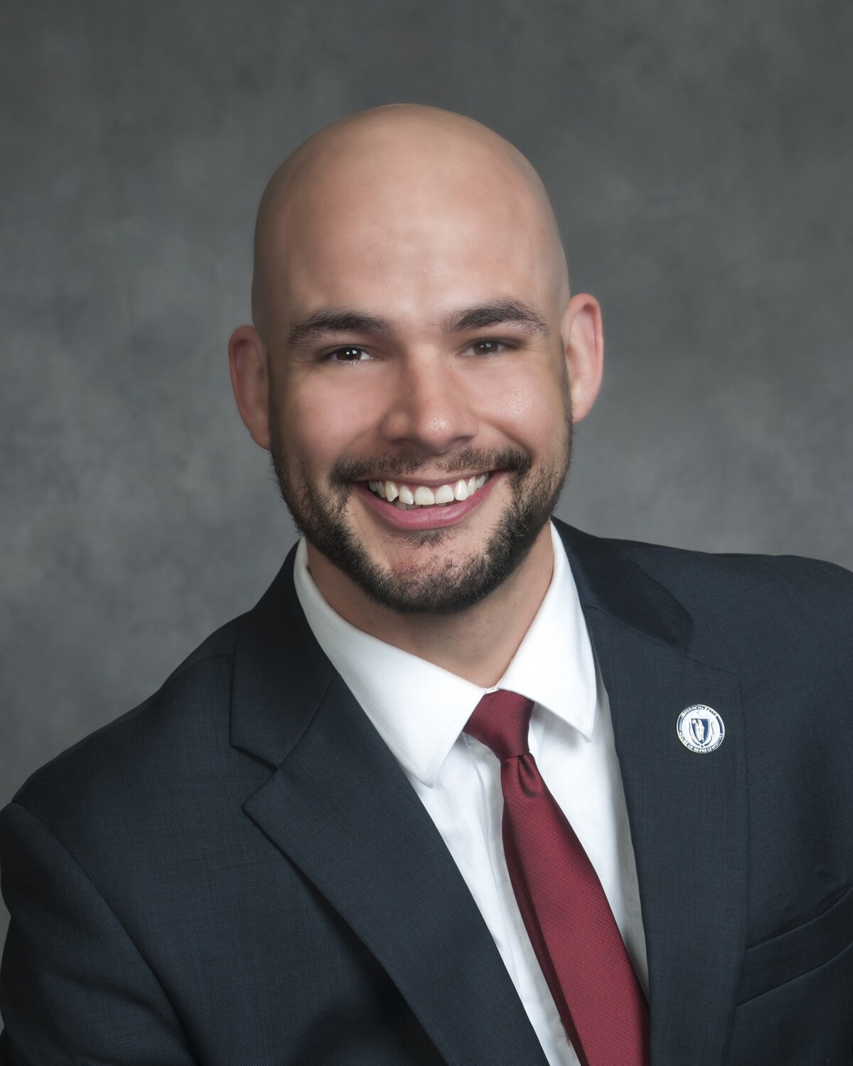 Official portrait of Joseph D. McKenna, Massachusetts State Representative for the 18th Worcester District.
