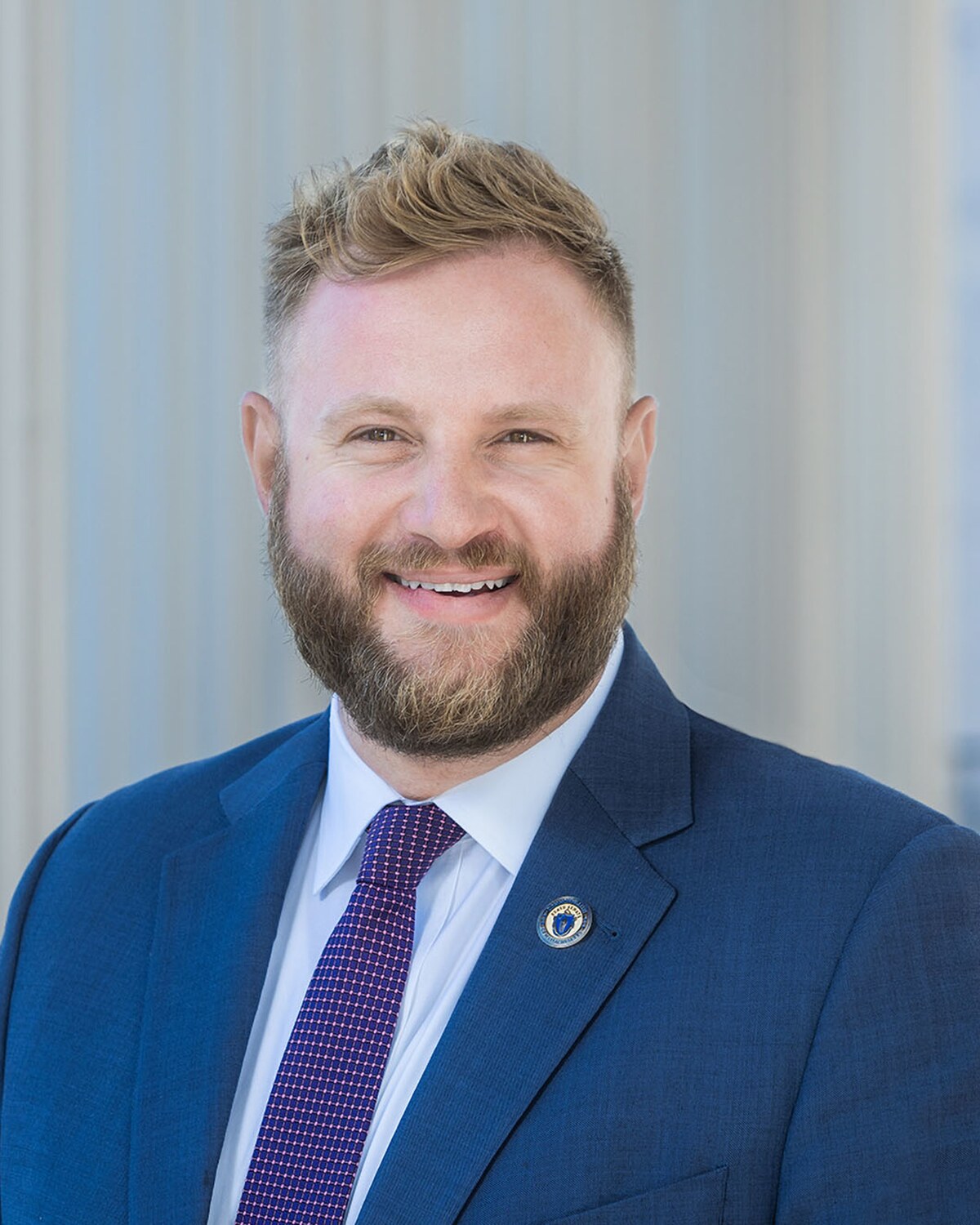 Official portrait of Julian Andre Cyr, Massachusetts State Senator for the Cape and Islands District.