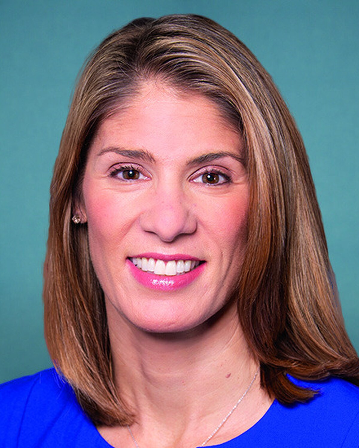 Official portrait of Lori Loureiro Trahan, United States Representative for Massachusetts's 3rd Congressional District.