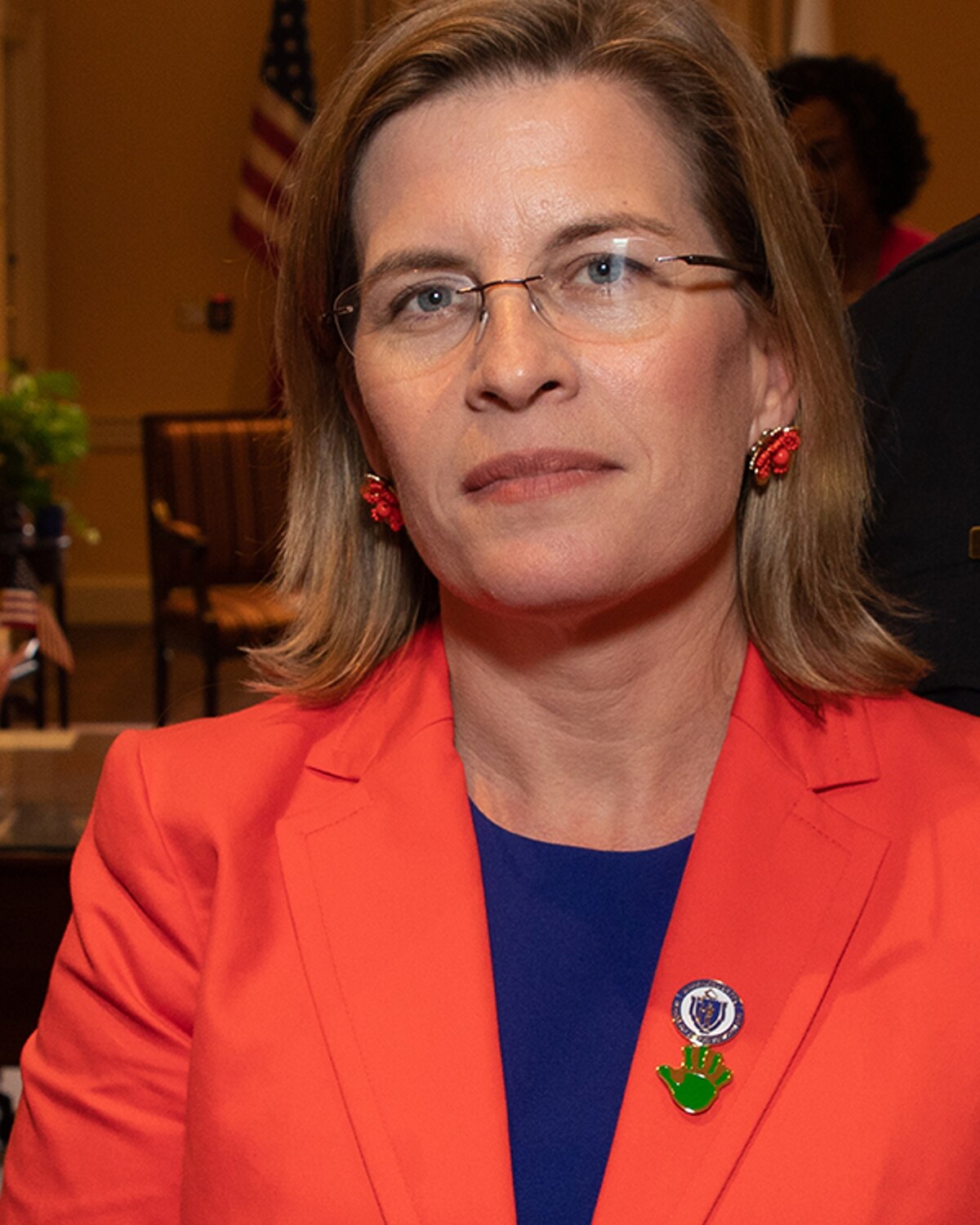 Official portrait of Marjorie C. Decker, Massachusetts State Representative for the 25th Middlesex District.