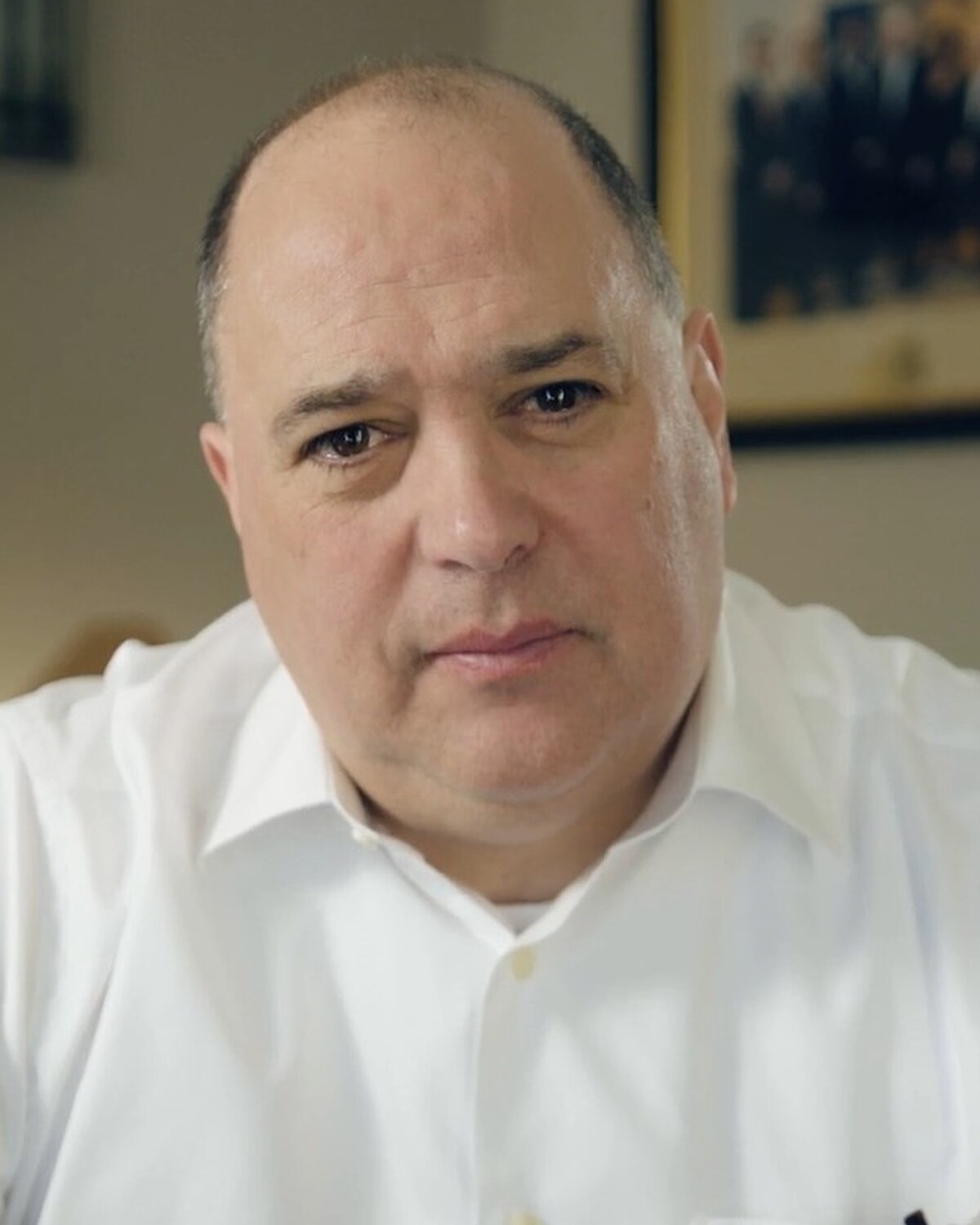 Official portrait of Michael G. "Mike" Bellotti, Norfolk County Treasurer.