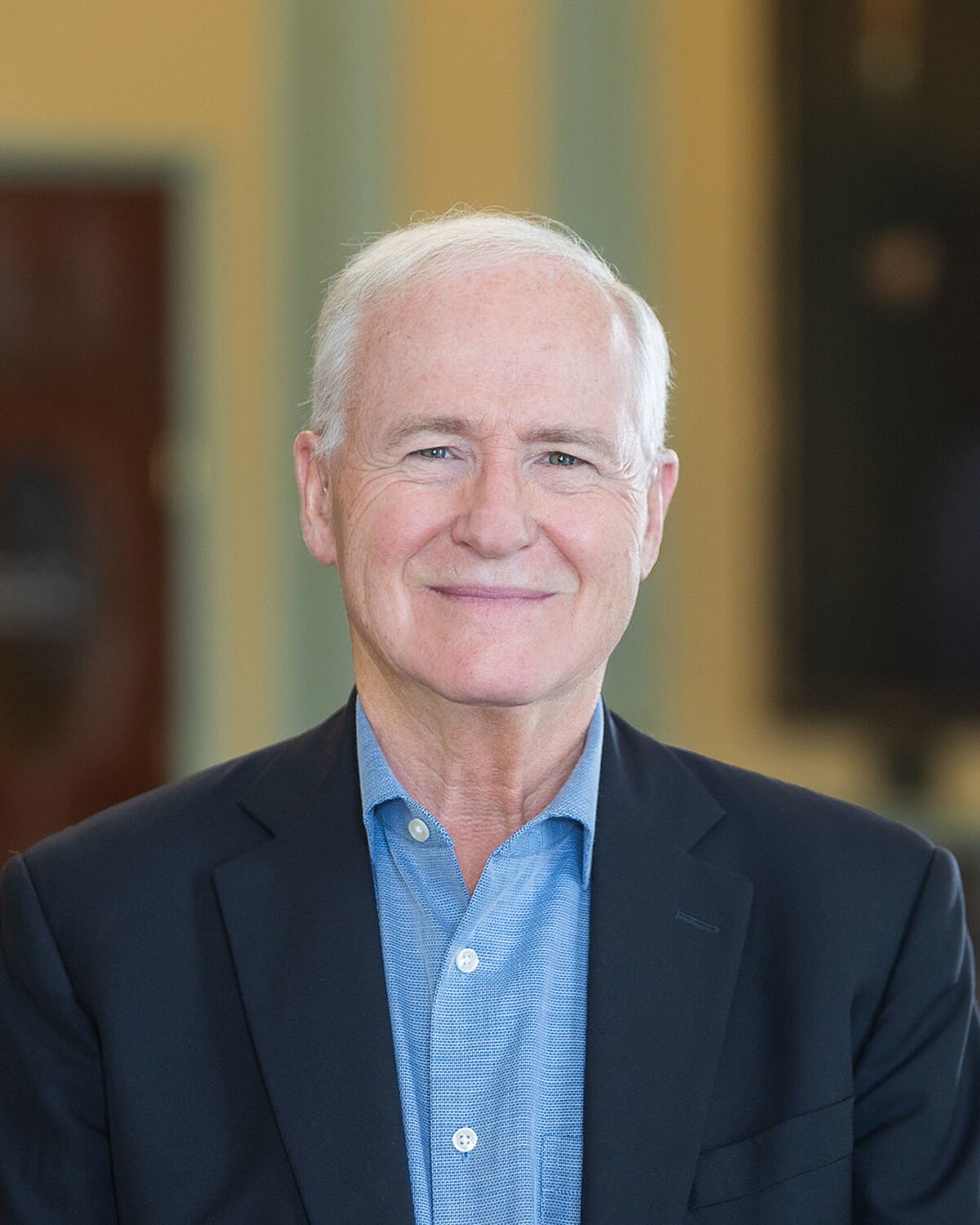 Official portrait of Michael J. "Mike" Barrett, Massachusetts State Senator for the Third Middlesex District.