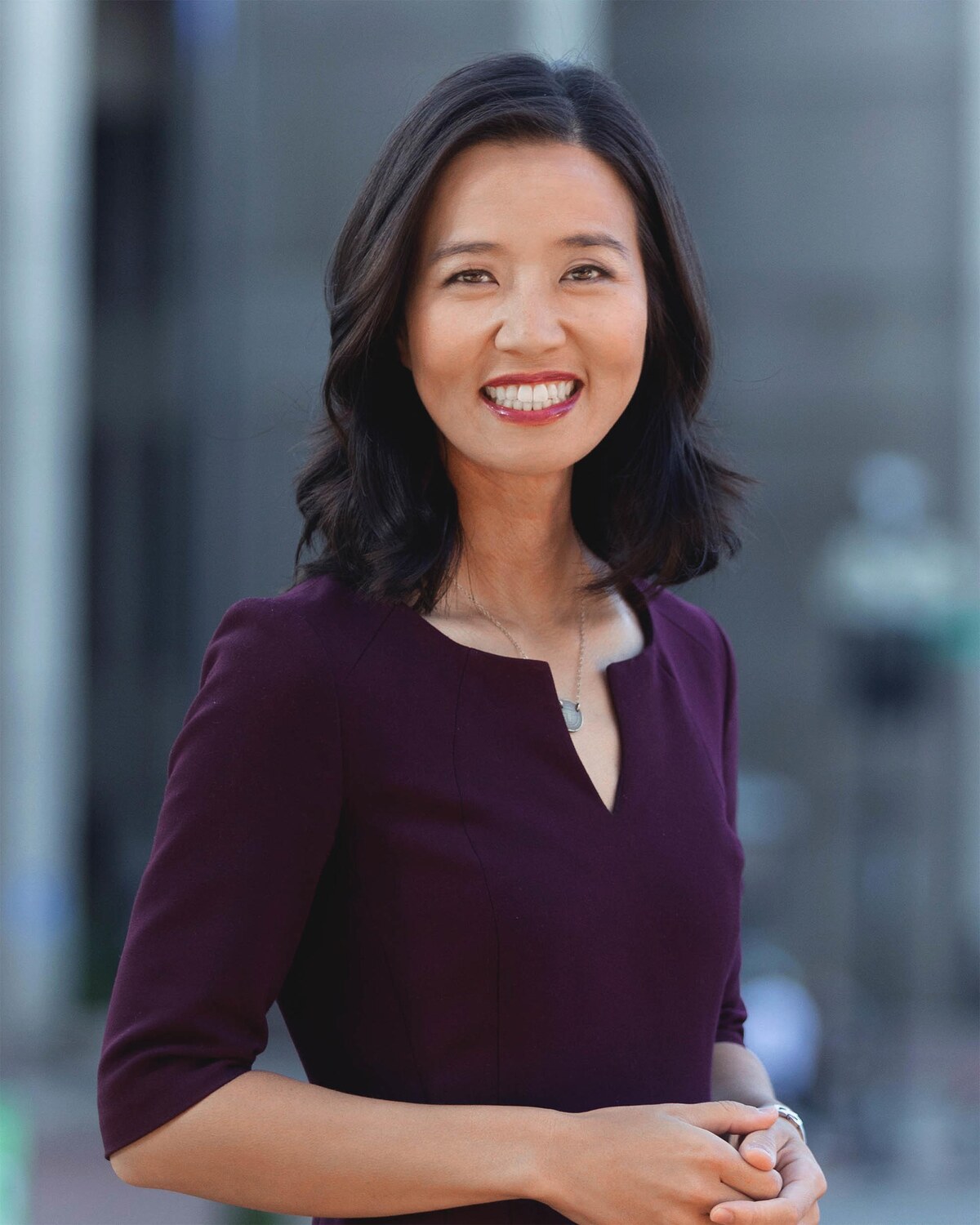 Official portrait of Michelle Wu, Mayor of Boston.