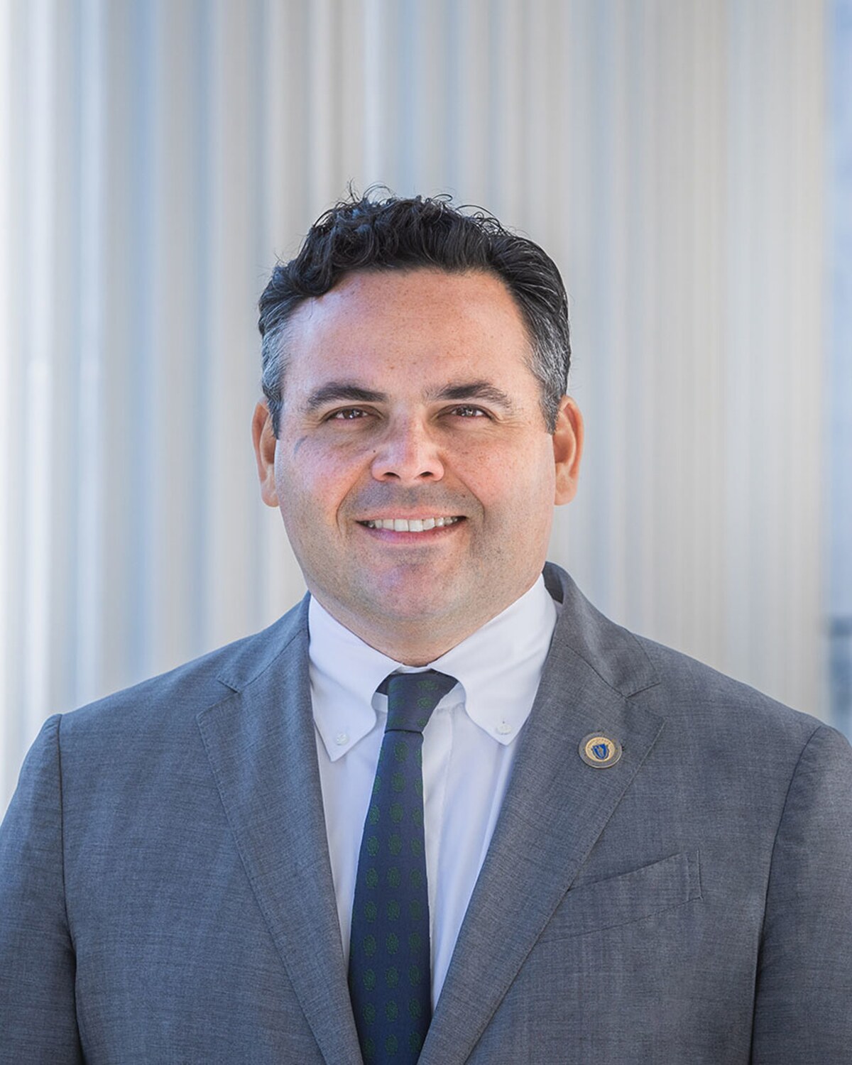 Official portrait of Nicholas P. "Nick" Collins, Massachusetts State Senator for the First Suffolk District.