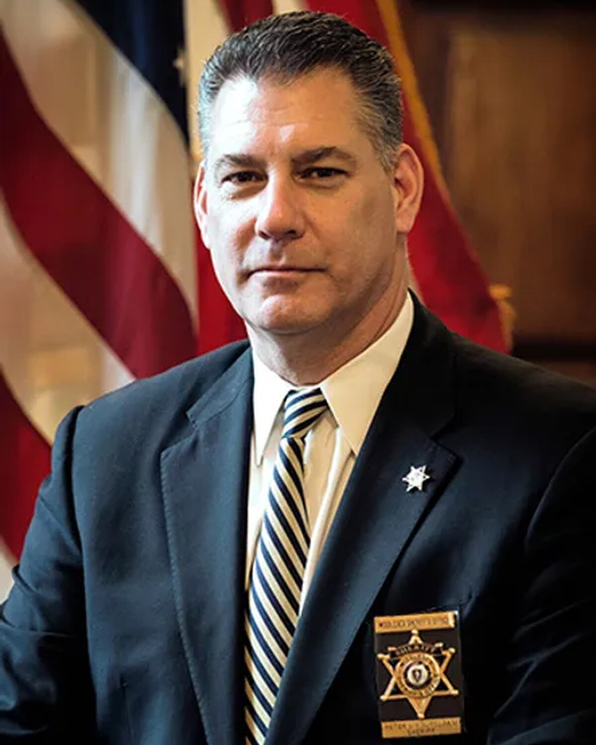 Official portrait of Peter J. Koutoujian, Middlesex County Sheriff.