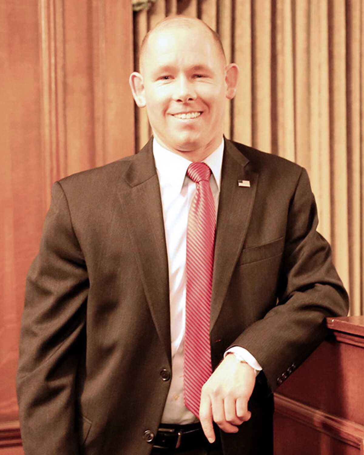Official portrait of Richard M. Haggerty, Massachusetts State Representative for the 30th Middlesex District.