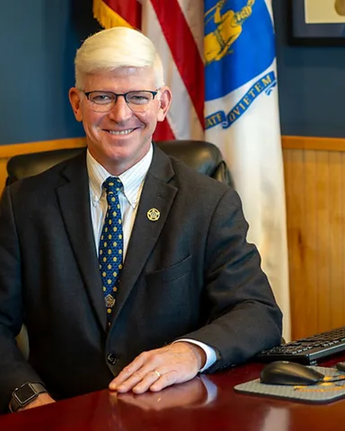 Official portrait of Robert W. "Bob" Ogden, Dukes County Sheriff.
