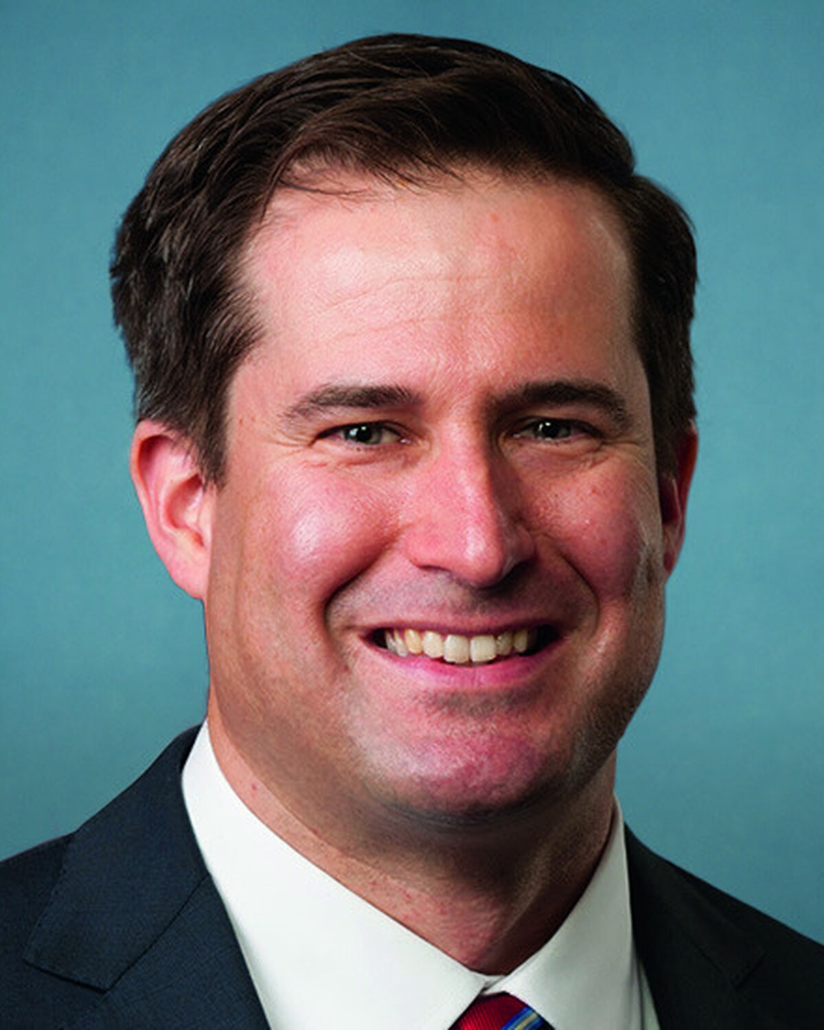 Official portrait of Seth Wilbur Moulton, United States Representative for Massachusetts's 6th Congressional District.