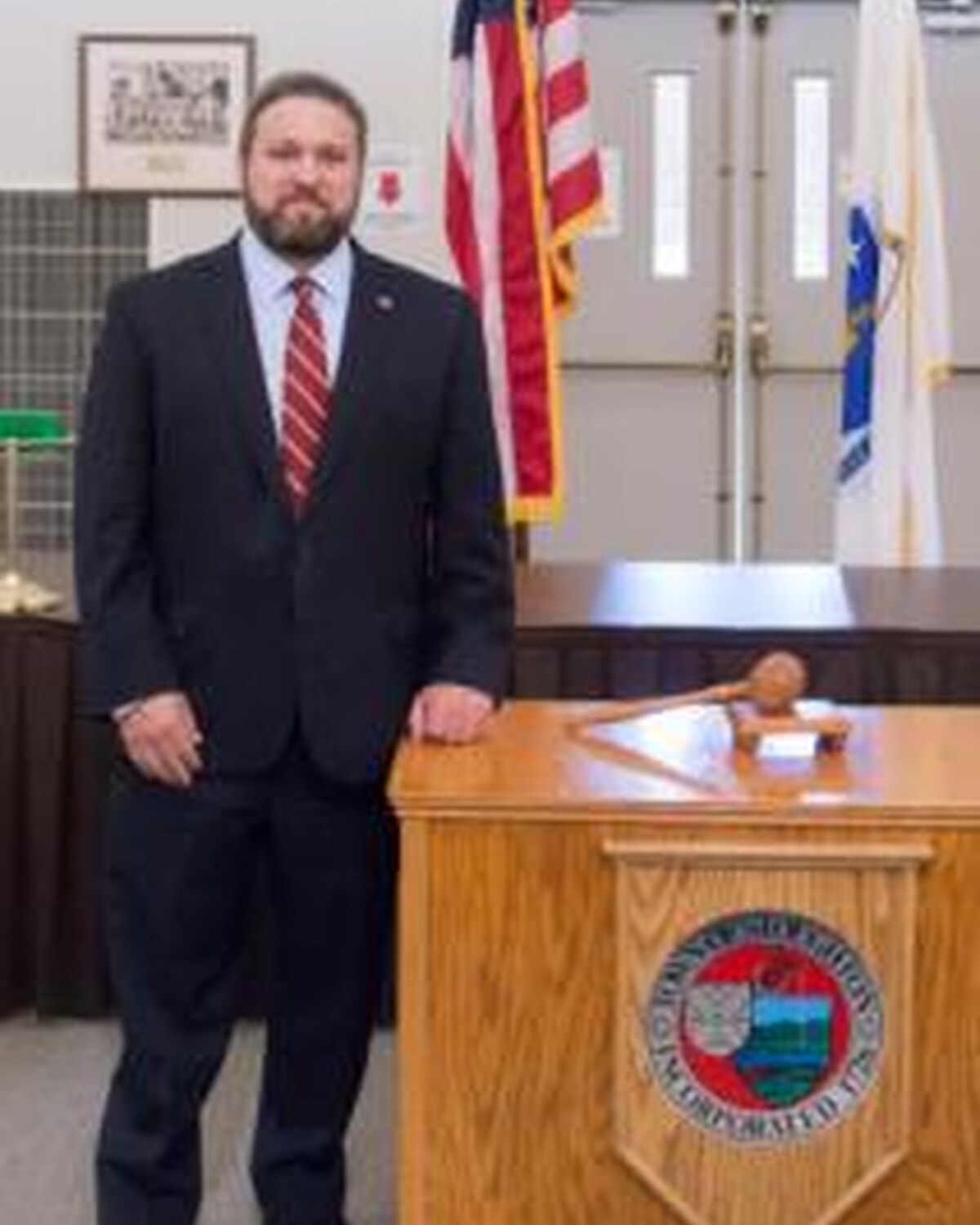 Official portrait of Stephen M. "Steve" Cavey, Stoughton Select Board Member at Large.