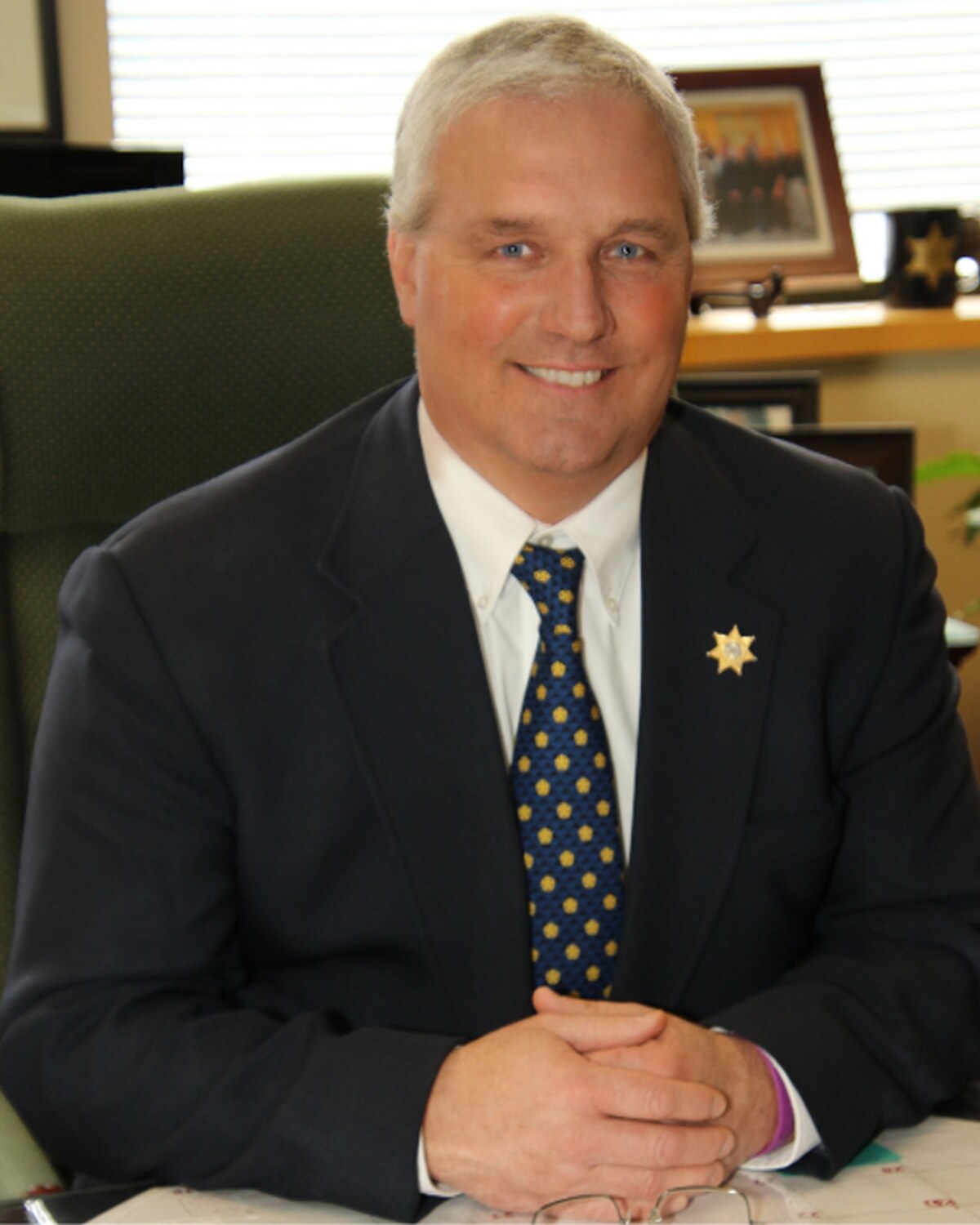 Official portrait of Thomas N. "Tom" Bowler, Berkshire County Sheriff.