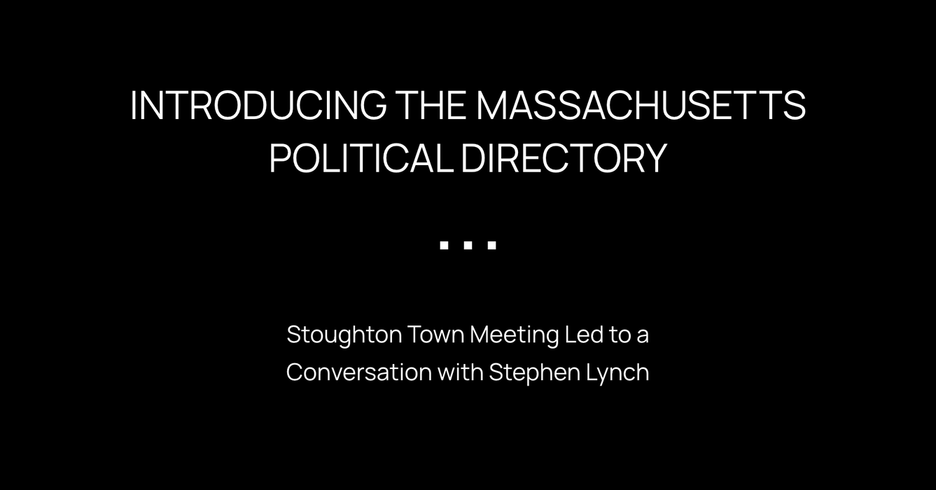 Introducing the Massachusetts Political Directory