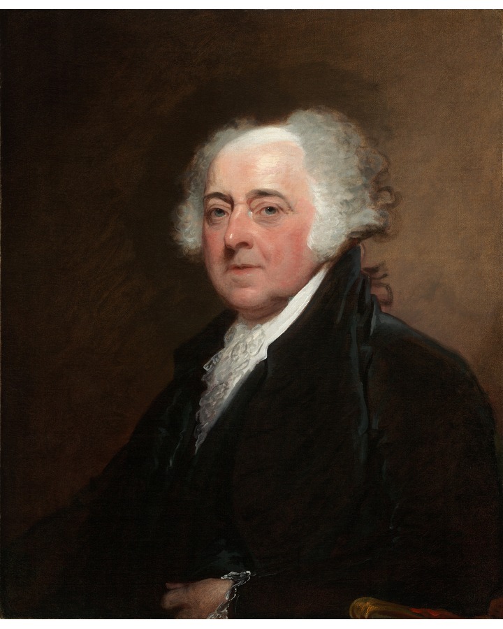 John Adams, portrait painting by Gilbert Stuart, c. 1800/1815